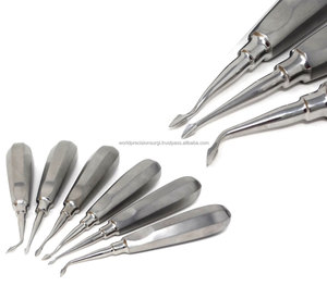 Kit d'Extraction Dentaire Manuel Ergonomique 6 Pièces en Acier Inoxydable avec Pointe Concave pour Chirurgie Orale et Luxation des Racines - Product Image 3