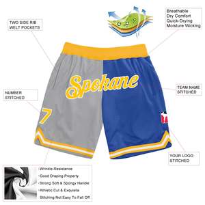 Short de basket-ball en maille double couche pour hommes, short de jogging en maille imprimé par sublimation pour hommes, nouveau produit de vente en gros - Product Image 2