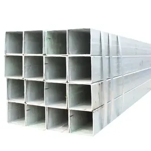 Hot Dip Galvanized Square Steel Pipe Q195 Q235 Q345 Hot dipped gi galvan steel pipe for building