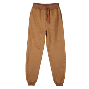 Haute qualité hommes Vintage pierre lavage à l'acide français éponge poids lourd pantalon de survêtement personnalisé pantalon de survêtement évasé broderie en détresse - Product Image 2