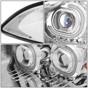 Geschikt voor 09-18 International Harvester ProStar Chrome LED projector koplampen - Product Image 3