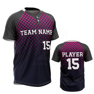 Nuevo Diseño de Camiseta de Béisbol con Logotipo Personalizado 2025, Camiseta de Béisbol Hecha a Medida Más Vendida de Pakistán - Product Image 6