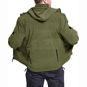 Diseña tu propio logotipo Chaqueta de lana polar Precio al por mayor Chaqueta de lana polar hecha a medida para hombres - Product Image 3
