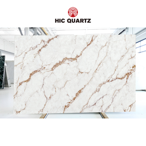 Nhà máy tùy chỉnh bền tay đánh bóng đá thạch anh nhân tạo 3D in đá cẩm thạch phong cách bàn cho nhà bếp phòng tắm Vanity đầu - Product Image 2