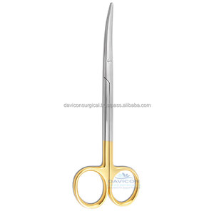 Tijera profesional de alta calidad 14,5 cm Brophy Sullivan TC carburo de tungsteno en acero inoxidable curvo/recto - Product Image 4