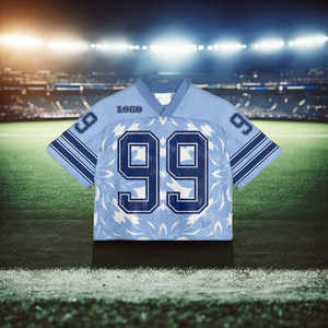 Camiseta cuadrada recortada Unisex personalizada, camiseta de fútbol, nuevo diseño de verano con estilo Vintage de talla grande, sublimación impresa para hombres - Product Image 4