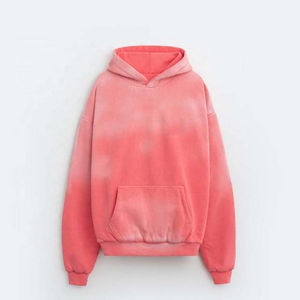 Sweat-shirts surdimensionnés pour hommes 2025 personnalisés 100 % coton 480 grammes délavés à l'acide, en polaire épaisse de haute qualité, options d'impression en gros - Product Image 6