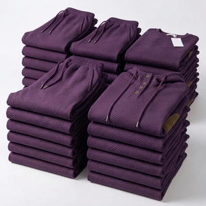 Ensemble de survêtement deux pièces pour homme, veste et pantalon d'entraînement sportif, fabricant sur mesure, vente en gros - Product Image 4