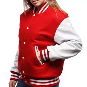 Veste universitaire personnalisée vestes pour femmes Letterman avec matériaux de haute qualité en polyester vestes universitaires pour femmes - Product Image 2