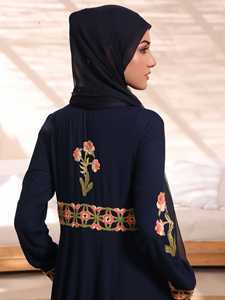 Vente en gros en vrac Robe musulmane design durable 2024 Dubaï Simple Abaya pour femme à la mode Hi jab Baggy Abayas pour femme personnalisées - Product Image 5