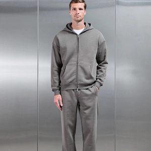 Ensemble de survêtement unisexe personnalisé, survêtement surdimensionné, vêtements de sport, streetwear décontracté, vêtements de sport, sweat-shirt et pantalon chauds, tenue deux pièces - Product Image 1