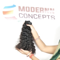 Extensions de Cheveux Vierges Indiennes Remy en Gros, Modèle Corporel, Cuticules Alignées, Ondulées Desserrées Profondes, Bouclées, Afro, Vietnamiennes