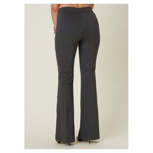 Pantalon italien sur mesure automne-hiver Punto Milano pantalon évasé pour femme fermeture éclair invisible sur le côté différentes couleurs disponibles - Product Image 3