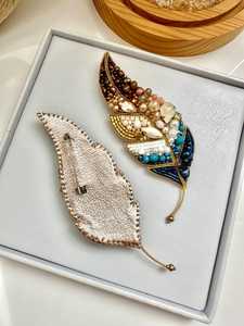 Broches de cuentas de diseñador hechos a mano, forma de color personalizada, estilos antiguos/modernos/tradicionales, accesorios de alta calidad únicos - Product Image 2