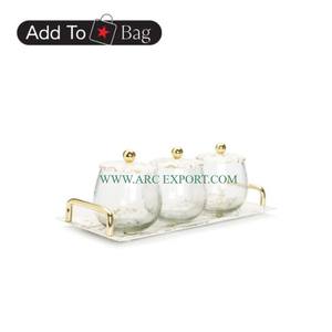 Bols et plateaux décoratifs de table en aluminium de grande taille pour événements Marvelous Handmade Table Ware Server Bowl - Product Image 6