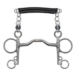 Pelham con enlace lunar palanca corta broca de cuero 19mm brocas de caballo productos de caballo de tendencia más vendidos 2025 - Product Image 2