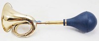 Long Brass Vintage Bulb Honky Horn with Black Rubber Plunger Clown Squeeze
