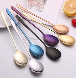 คุณภาพดีที่สุด 18/10 ช้อนซุปทรงกลมเสิร์ฟช้อนสแตนเลสขนาดใหญ่ - Product Image 6
