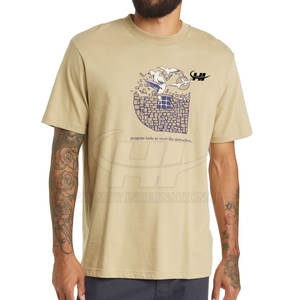 Service OEM, prix de gros, t-shirt pour homme, nouveau style, sur mesure, écologique, respirant, séchage rapide, t-shirt en polyester/coton - Product Image 4