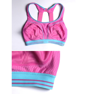 Soutien-gorge de sport personnalisé OEM à fort impact pour femmes respirant sublimé haut de yoga push-up gym workout impression personnalisable - Product Image 3