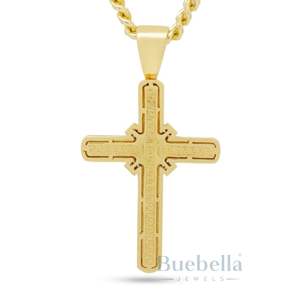 Colgante de Hip Hop de plata 925 personalizado Iced Out con moissanita de diamante DISEÑO DE Baguette cruzado personalizado para moda callejera - Product Image 2