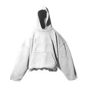 Personnalisé Drop Shoulder No String 500 GSM Hoodie Coton Oversize Double Couche Poids Lourd Hoodies pour Hommes - Product Image 5