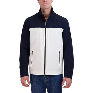 เสื้อกันลมสำหรับผู้ชายเสื้อแจ็คเก็ตโพลีเอสเตอร์แบบกำหนดเองมีซิป - Product Image 1