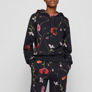 Pull à capuche élégant pour femmes avec capuche à cordon et coupe décontractée Pull à capuche classique pour femmes - Product Image 3