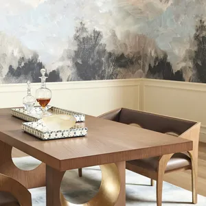Bandeja Rectangular Hecha a Mano para Servir, Bandeja Decorativa de Lujo con Incrustaciones de Concha de Nácar y Capiz Brillante - Product Image 6
