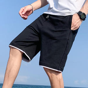 Short d'été décontracté pour hommes avec logo personnalisé OEM motif droit léger avec fermeture à la taille élastiqueExpédition DDP - Product Image 3