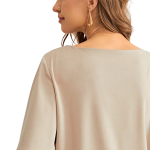Camiseta sin mangas informal para mujer, holgada, de color liso, cuello redondo, tejido suave, de secado rápido, transpirable, para uso diario, moda de primavera y verano - Product Image 4
