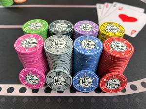 ชิปโป๊กเกอร์เซรามิก10g 40mm พร้อมดีไซน์ที่เป็นเอกลักษณ์สามารถปรับแต่งได้สำหรับใช้ในคาสิโนถาดวัสดุดินเหนียว - Product Image 5