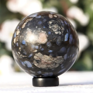 Bola de cristal natural al por mayor, piedra energética curativa, esfera azul QueSera Llanite para decoración del hogar y regalo mineral - Product Image 3