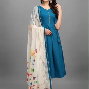 印度巴基斯坦服装派对穿Anarkali礼服Salwar Kameez女士印度服装大批量出售