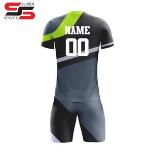 Uniforme de football respirant personnalisé d'usine professionnel pour l'entraînement d'équipe porter des vêtements de sport de maillot de compétition - Product Image 4
