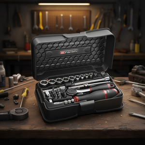 Jeu de douilles et embouts Facom 31 pièces 1/4'' à 6 pans - Product Image 3