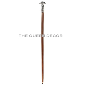 Bastón para caminar plegable de madera de estilo Vintage hecho a mano de calidad superior con mango antiguo de diseñador - Product Image 2