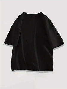 Camisetas de verano de manga corta para hombre, stock personalizable con estampado de líneas rojas y negras, ropa a granel, fardos de ropa mixta, ropa usada - Product Image 4