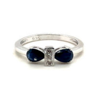 Émeraude naturelle avec bague en diamants en argent Sterling. Bagues en pierres précieuses 925 petits bijoux de mariage cadeau pierre de qualité supérieure