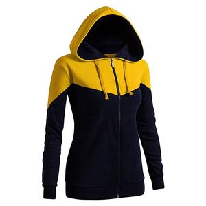 La mejor calidad, precio al por mayor, bordado para mujer, jersey de manga larga con media cremallera de gran tamaño, Sudadera con capucha a la venta - Product Image 4