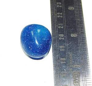 Piedras caídas de ónix azul, cristales de caída de ónix azul natural, piedras de mármol de ónix - Product Image 4