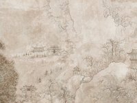 Papier peint mural moderne en vinyle non tissé, motif floral, fabriqué en Allemagne, résistant à l'humidité, insonorisant, beige, pour chambre à coucher, salon, salle de sport, sous-sol