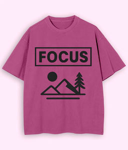 T-shirt Homme Grande Taille Oversize 100% Coton Jersey Lourd Coupe Ample Streetwear Col Rond Uni Logo Personnalisé sur le Devant - Product Image 2