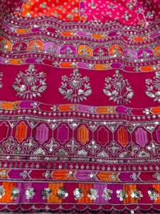 Designer Lehenga Choli Et Dupatta Avec Fil Et Séquence Travail - Product Image 4