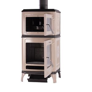 Dorello Bursa MF 245 Modèle Émail Coulé Poêle à Granulés Cheminée Tôle Colorée pour Bois de Chauffage Fuel - Product Image 2