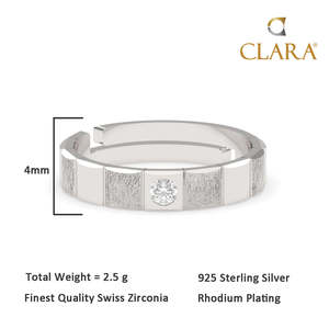 Compre Plata de Ley 925 de Primera Calidad para Hombre, Moderna, con Número, Ajustable, para Boda, Compromiso, Aniversario, Fiesta, Perla - Product Image 5