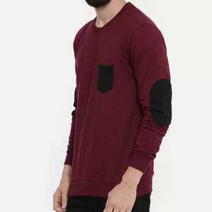 Sweat-shirt en coton lourd de qualité supérieure avec logo personnalisé pull unisexe surdimensionné à col rond pour hommes pour l'hiver - Product Image 3