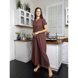 Ensemble de pyjama pour femmes en coton 100% super doux, imprimé à carreaux, vêtements de nuit avec taille élastique, fermeture à boutons, logo personnalisé, motif animal - Product Image 5