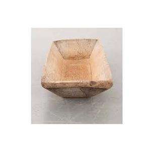 Nouveauté Bol à salade vintage en bois naturel écologique fabriqué à la main pour la fabrication de bougies Qualité supérieure Fond plat - Product Image 5