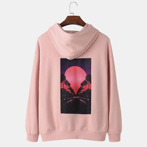 Fashion Cheap 100% Cotton Terry Pullover Unisex Fleece Sweatshirt Custom Printing Streetwear Mens <b>Hoodies</b> - Product Image 2